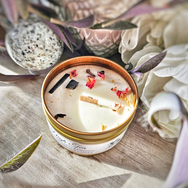 High-Tea-Crystal-Infused-Soy-Handmade-Candle-Tourmaline-Crystal-Calgary-Canada-Bergamot-Vanilla-cinnamon