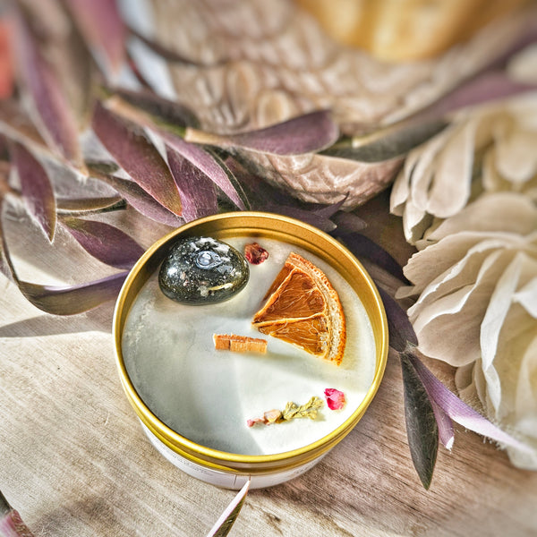 Atlas-Crystal-Infused-Soy-Handmade-Candle-Moss-Agate-Crystal-Calgary-Canada-Sage-Lavender-Cedarwood-Citrus-Lemongrass-Patchouli