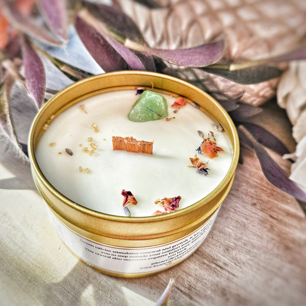 Gypsy-Crystal-Infused-Soy-Handmade-Candle-Calcite-Crystal-Calgary-Canada-Patchouli-Vanilla-Peppermint