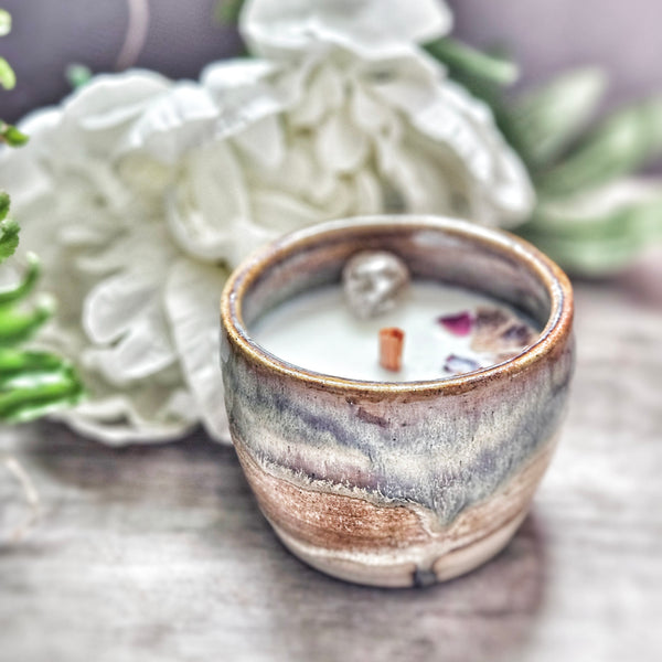 4 oz. Orchard Candle in Ceramic Vessel ~ Lime, Olive Leaf, Green Tea, Bergamot, Clementine, & White Cedar