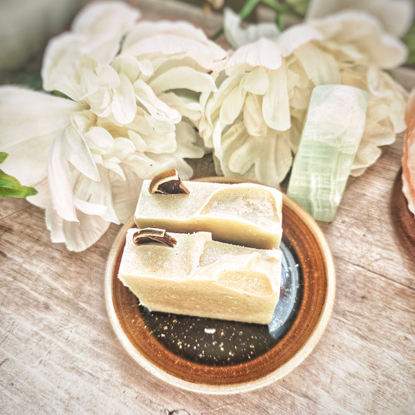 Orchard Soap Bar ~ Lime, Olive Leaf, Green Tea, Bergamot, Clementine, & White Cedar