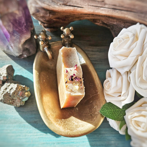 Yellow Gold Soap Bar ~ Honey, Fig & Ginger