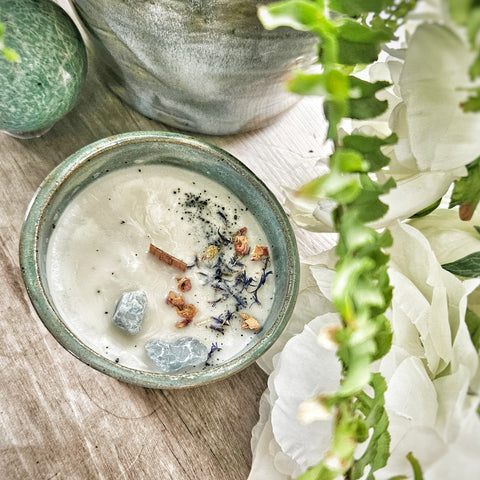8 oz. Sand & Sea Candle in Ceramic Vessel ~ Coconut, Vanilla, Pineapple, Butter, Lei Blossom & Airy Musk