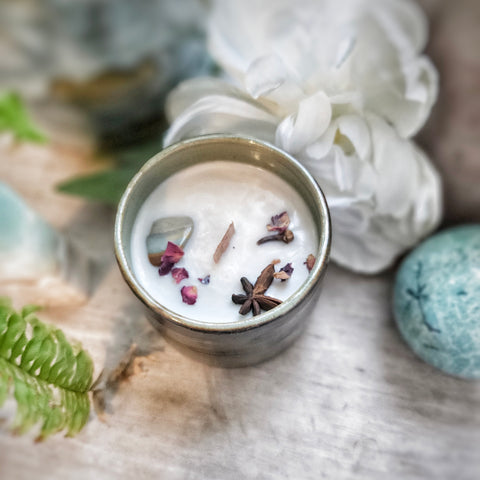 9 oz. Nutcracker Candle in a Ceramic Vessel ~ Roasted Chestnuts, Vanilla, Clove & Cinnamon