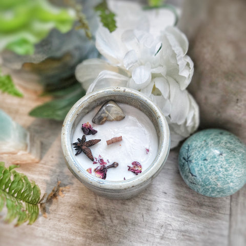 9 oz. Nutcracker Candle in a Ceramic Vessel ~ Roasted Chestnuts, Vanilla, Clove & Cinnamon