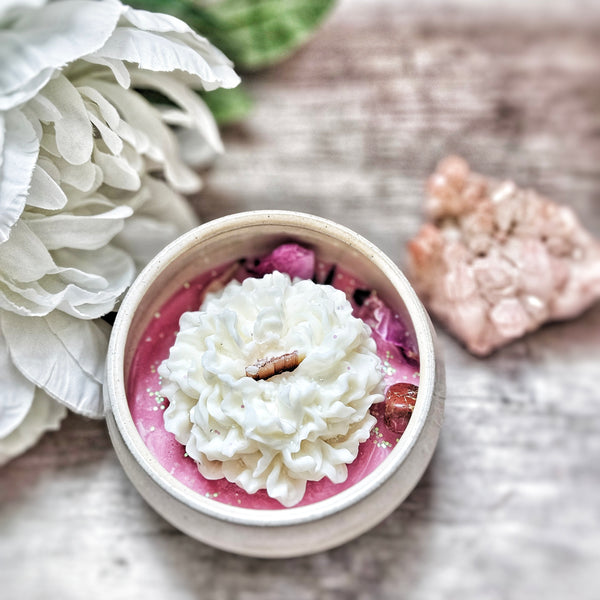 6 oz. Chrysalis Candle in Ceramic Vessel ~ Raspberry, Rose & Hibiscus