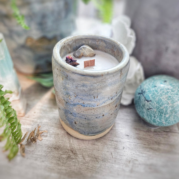 9 oz. Nutcracker Candle in a Ceramic Vessel ~ Roasted Chestnuts, Vanilla, Clove & Cinnamon