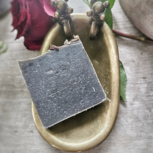 Black Gold Soap Bar ~ Oud, Leather, Pistachio & Vanilla