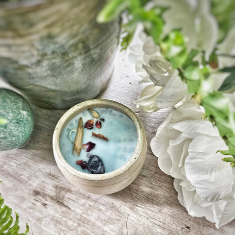 7 oz. Athena Candle in a Ceramic Vessel ~ Nectarine, Pomegranate, Clove, Cardamom, Black Pepper, Amber & Warm Woods