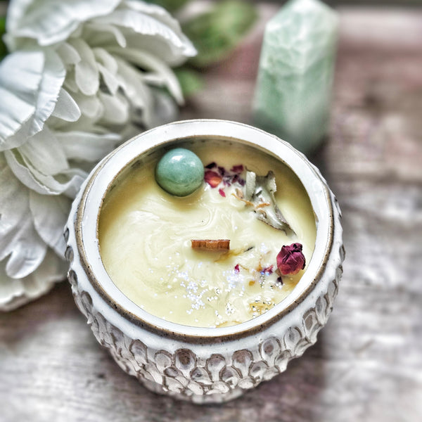 12 oz. Illuminate Candle in a Ceramic Vessel ~ Pineapple & Sage