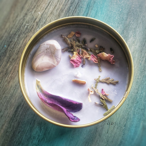 Blessings and Protection Soy Candle ~ Lavender Apricot